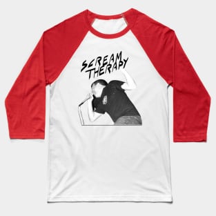 Scream Therapy Podcast Screamer transparent design Baseball T-Shirt